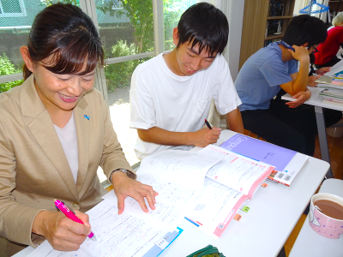 翼学園の1日の風景